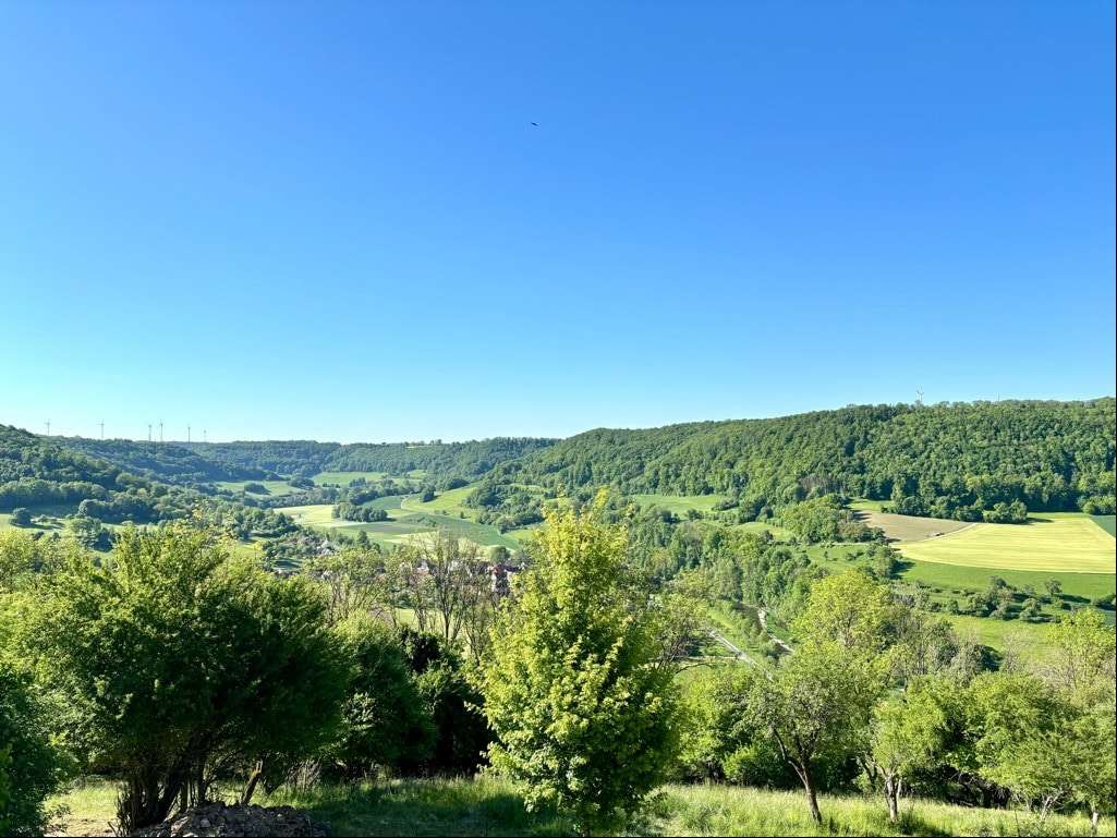 Aussicht vom Haus - Etagenwohnung in 74595 Langenburg mit 167m² kaufen