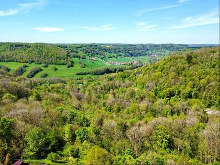 Ausblick ins Jagsttal - Einfamilienhaus in 74595 Langenburg mit 350m² kaufen