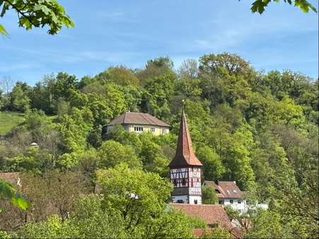 Ansicht von den Ackeranlagen Ansicht von den Ackeranlagen - Einfamilienhaus in 74523 Schwäbisch Hall mit 209m² kaufen