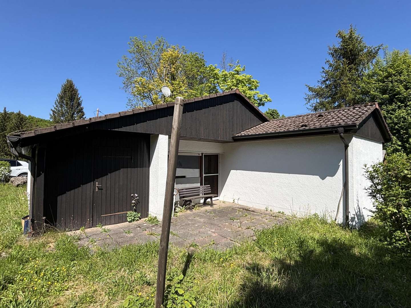 Außenansicht Außenansicht - Einfamilienhaus in 74535 Mainhardt mit 55m² kaufen