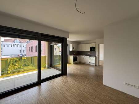 Wohn- und Esszimmer - Etagenwohnung in 74405 Gaildorf mit 56m² mieten