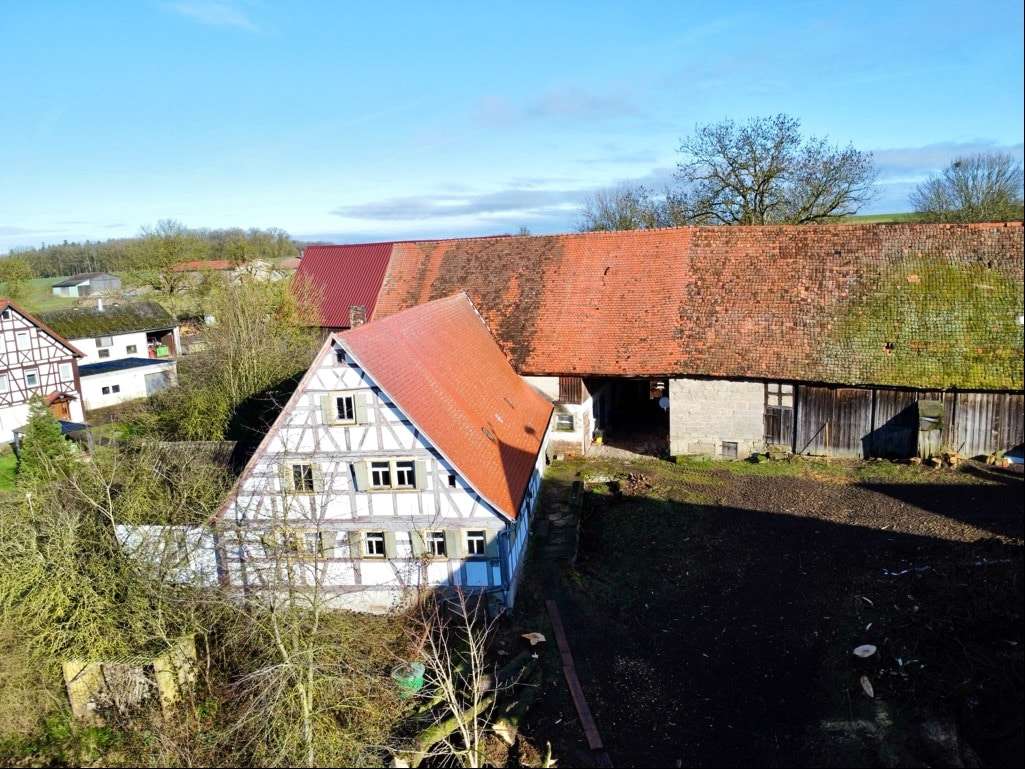 Außenansicht - Bauernhaus in 74575 Schrozberg mit 90m² kaufen
