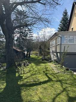 Außenansicht mit Garten - Zweifamilienhaus in 74541 Vellberg mit 134m² kaufen