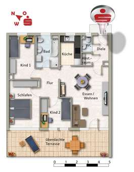 null - Erdgeschosswohnung in 74613 Öhringen mit 102m² kaufen
