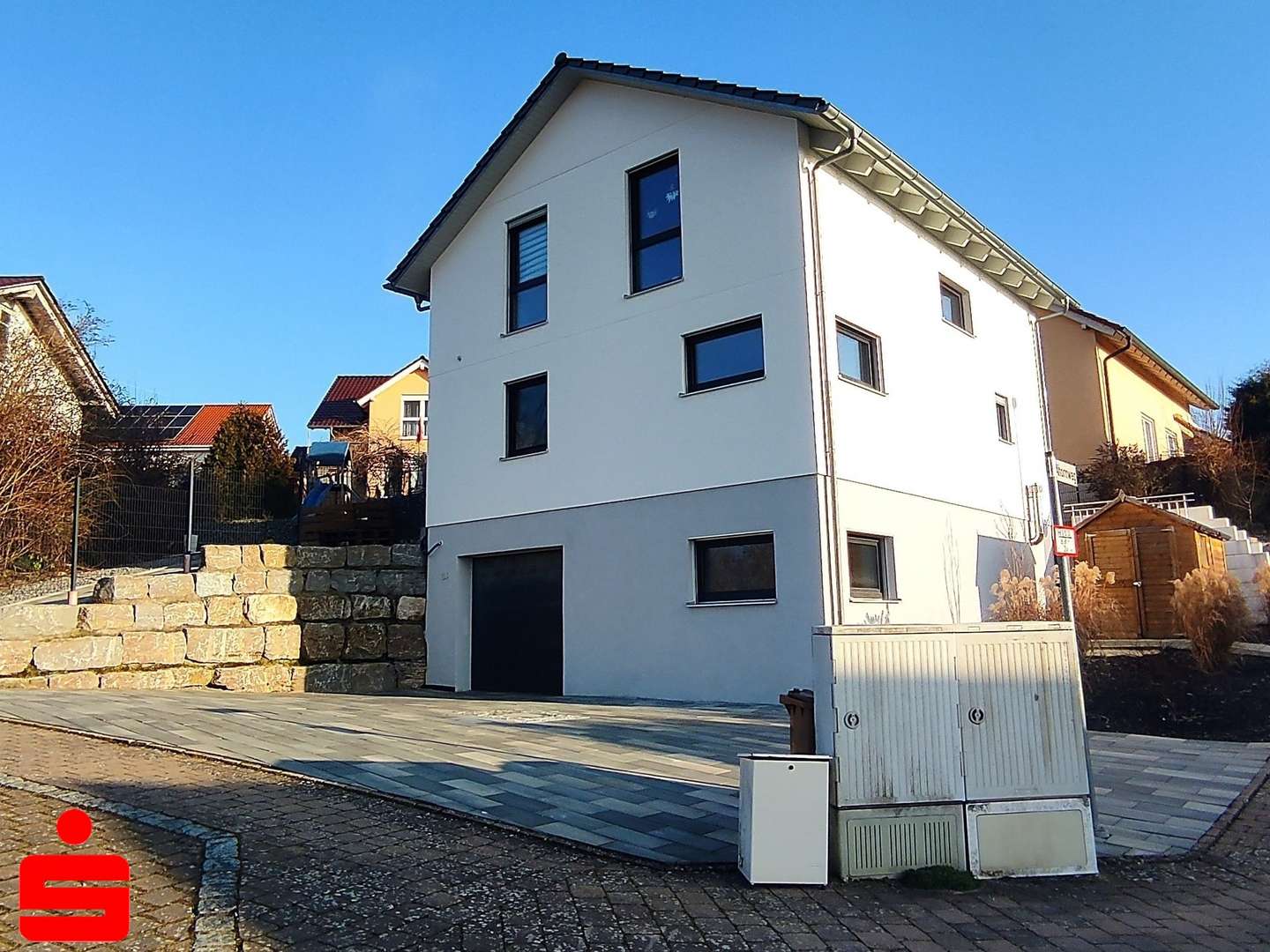 Ansicht von Straße - Einfamilienhaus in 74679 Weißbach mit 114m² kaufen