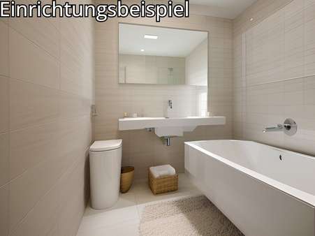 Bad (Modernisierungsbeispiel) - Erdgeschosswohnung in 74613 Öhringen mit 85m² kaufen