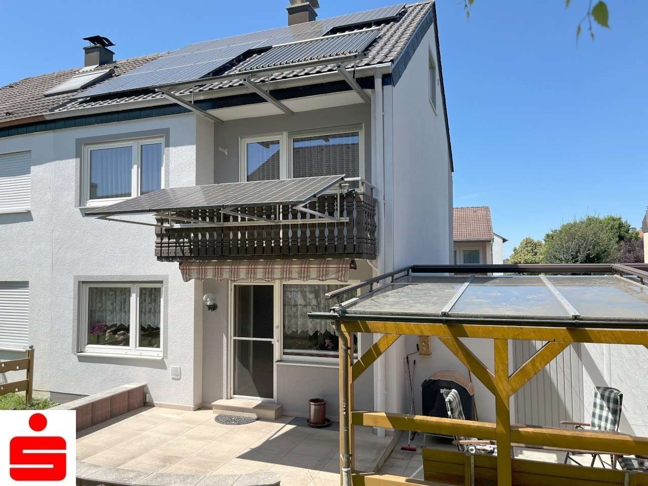 Gartenansicht Gartenansicht - Doppelhaushälfte in 74613 Öhringen mit 115m² kaufen