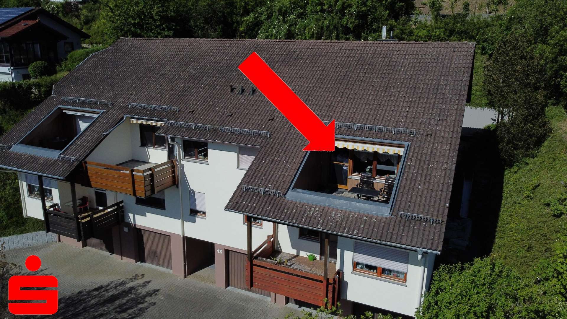 Ansicht Wohnung Ansicht Wohnung - Dachgeschosswohnung in 74670 Forchtenberg mit 100m² kaufen