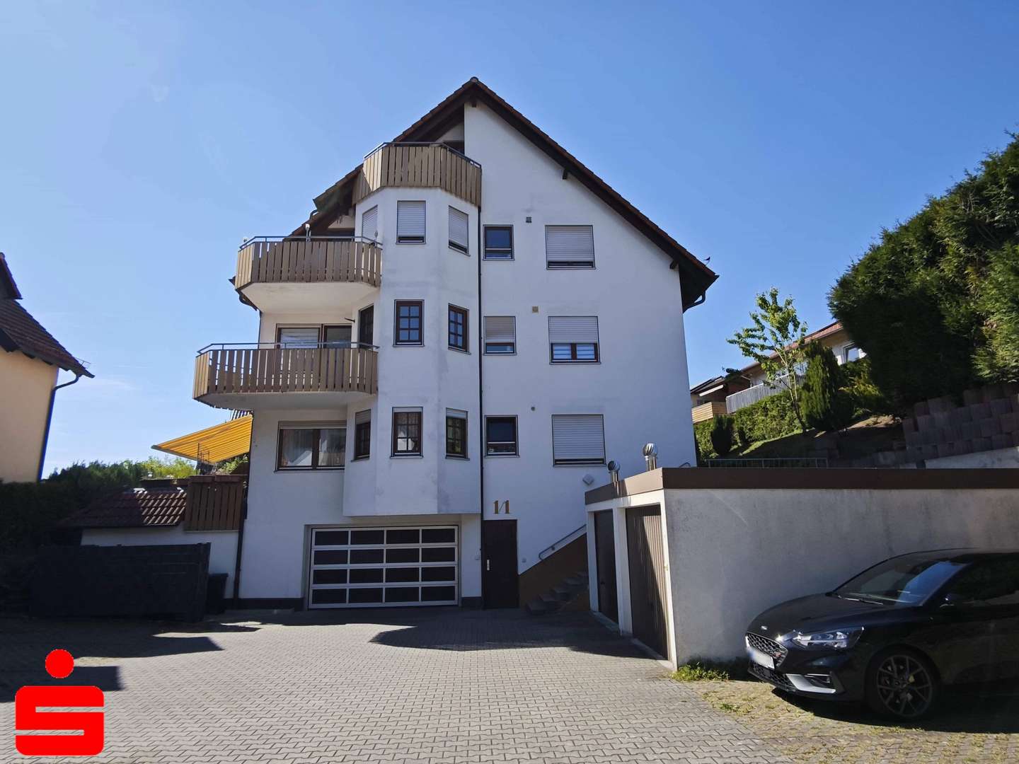 Ansicht Haus - Etagenwohnung in 74670 Forchtenberg mit 48m² kaufen