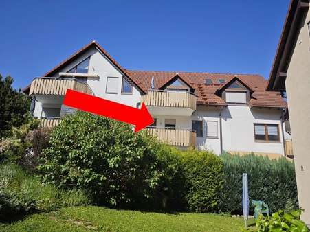 Ansicht von unten - Etagenwohnung in 74670 Forchtenberg mit 48m² kaufen