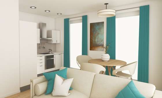 Küche - Etagenwohnung in 89134 Blaustein mit 78m² kaufen