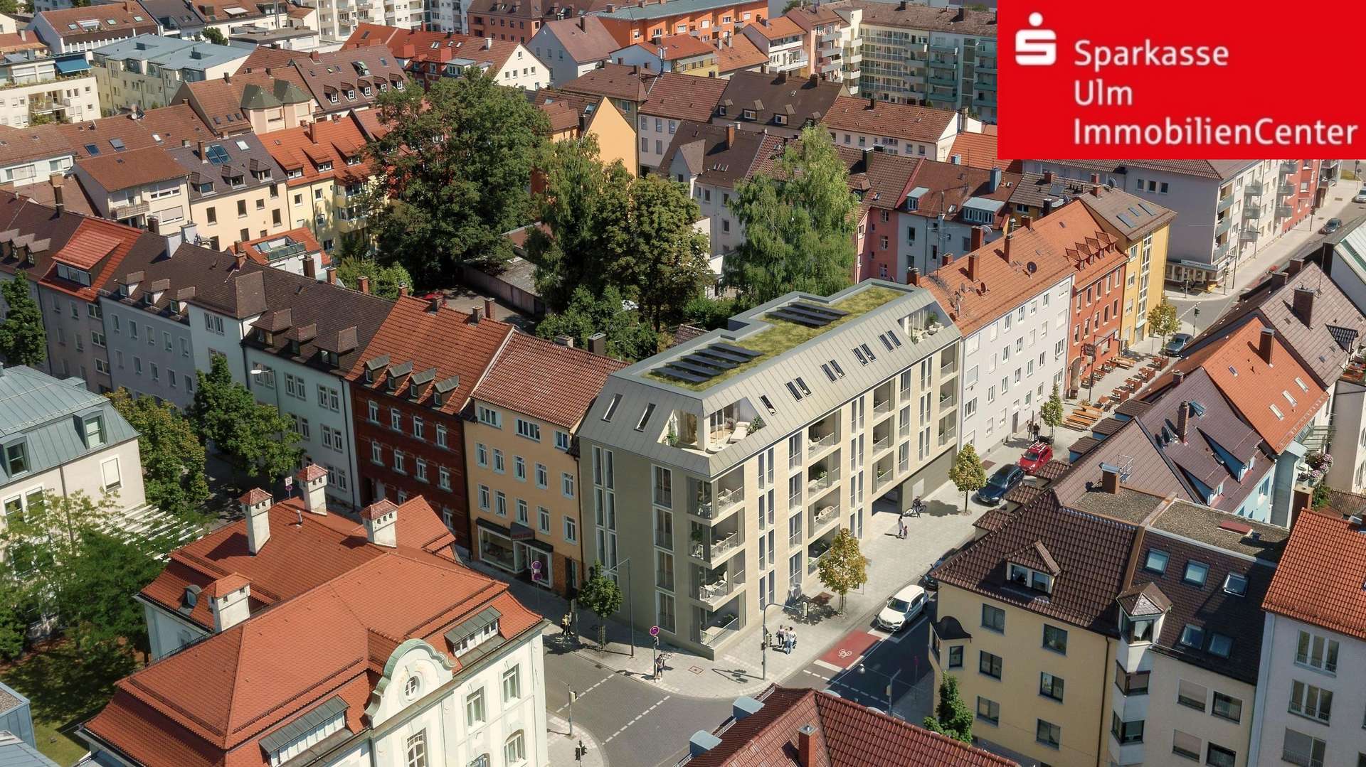 Luftbild - Erdgeschosswohnung in 89231 Neu-Ulm mit 52m² kaufen