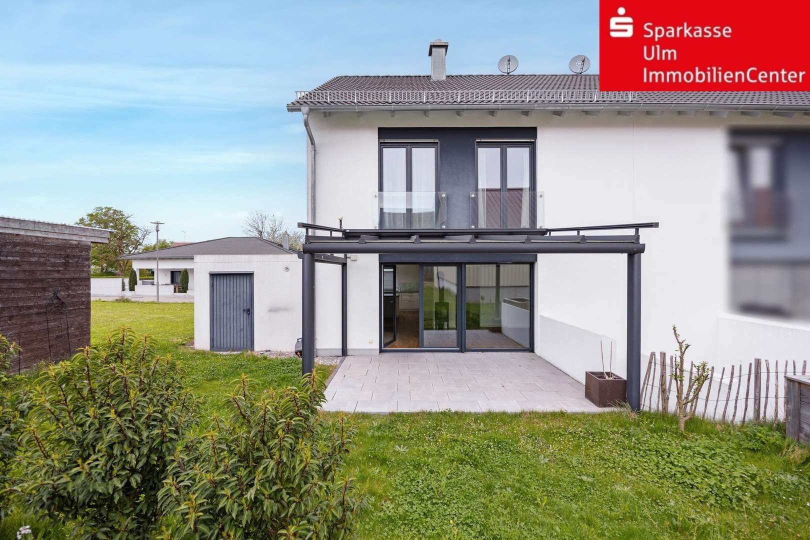 Ansicht Süd - Doppelhaushälfte in 89269 Vöhringen mit 145m² kaufen