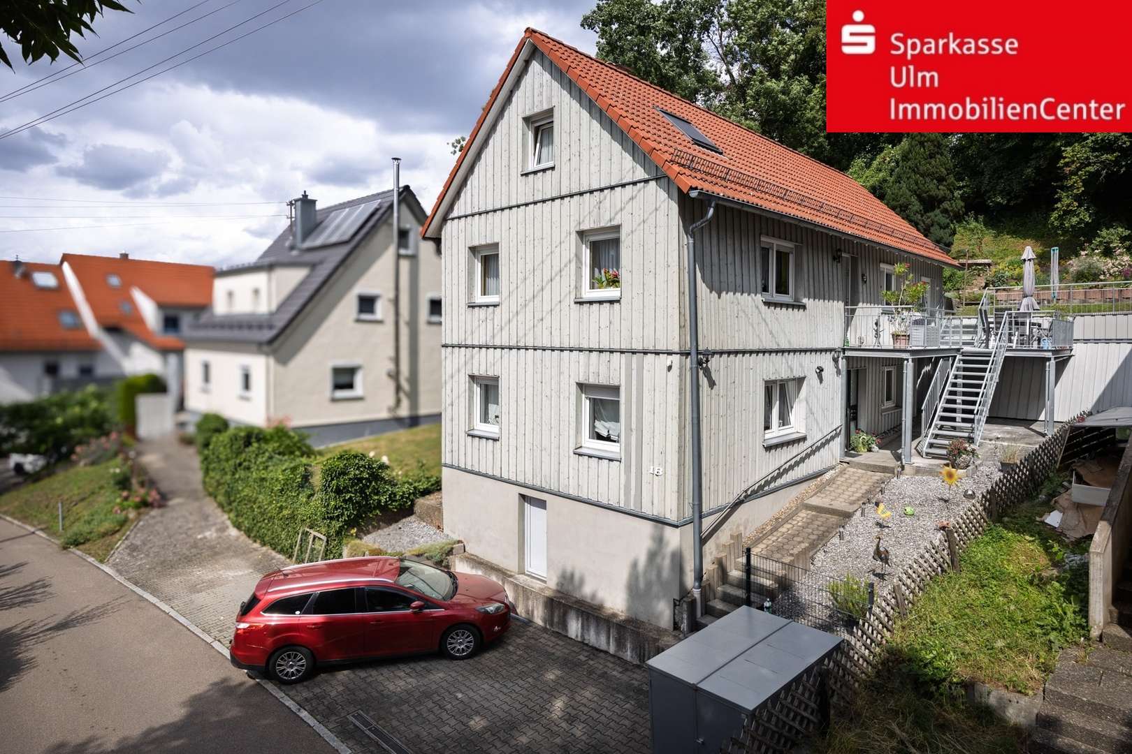 Ansicht Südwest - Einfamilienhaus in 89171 Illerkirchberg mit 138m² kaufen