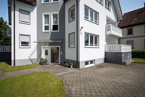 Ansicht Eingangsbereich Ansicht Eingangsbereich - Erdgeschosswohnung in 89584 Ehingen mit 71m² kaufen