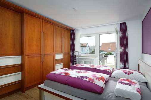 Schlafzimmer - Etagenwohnung in 89233 Neu-Ulm mit 91m² kaufen