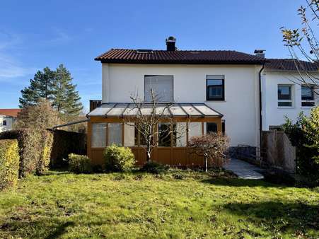 Ansicht vom Garten Ansicht vom Garten - Reiheneckhaus in 89075 Ulm mit 123m² kaufen