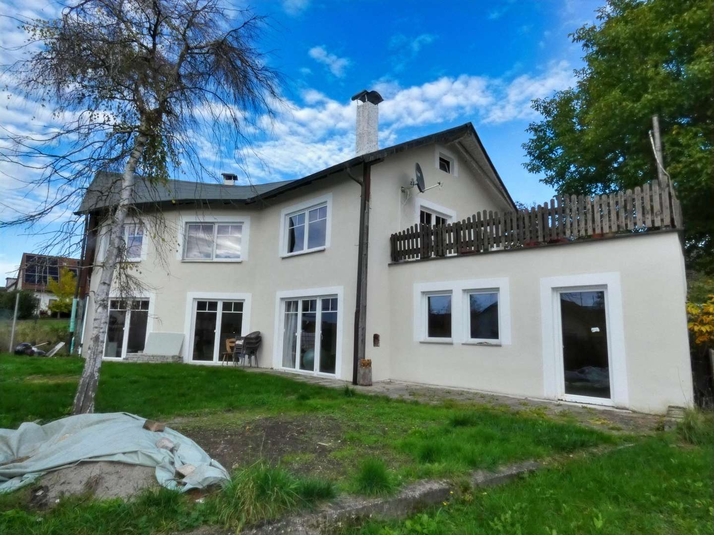 Gartenansicht - Einfamilienhaus in 89555 Steinheim mit 155m² kaufen