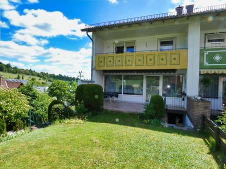 Gartenansicht - Reihenendhaus in 89518 Heidenheim mit 125m² kaufen