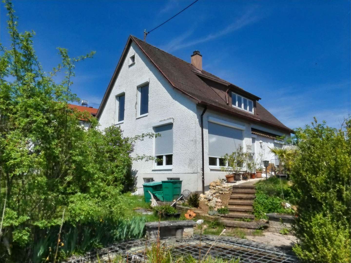 Gartenansicht - Einfamilienhaus in 89547 Gerstetten mit 120m² kaufen