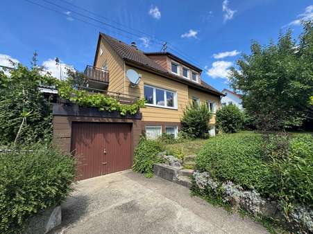 Außenansicht Außenansicht - Zweifamilienhaus in 89564 Nattheim mit 159m² kaufen
