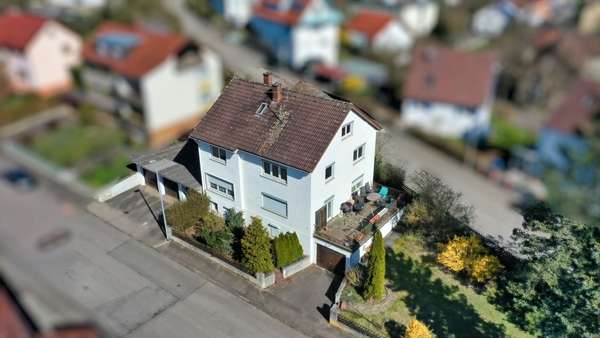 Außenansicht Außenansicht - Zweifamilienhaus in 89520 Heidenheim mit 172m² kaufen