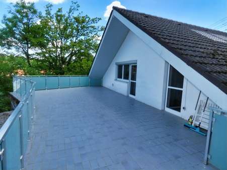Dachterrasse Dachgeschoß - Zweifamilienhaus in 89447 Zöschingen mit 210m² kaufen