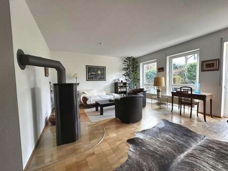 Wohnzimmer - Reihenmittelhaus in 72762 Reutlingen mit 129m² kaufen