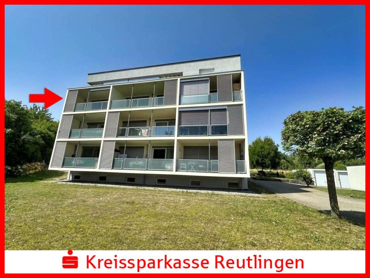 Hausansicht Hausansicht - Etagenwohnung in 72760 Reutlingen mit 101m² kaufen