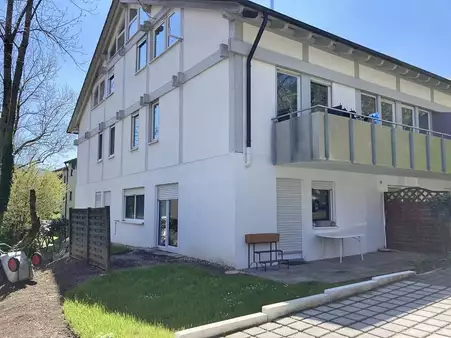 Vermietete 2-Zimmer-Wohnung
mit Garten und Stellplatz in Pfullingen 
