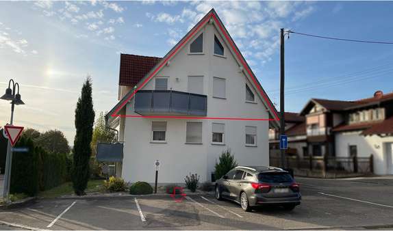Außenansicht - Etagenwohnung in 72108 Rottenburg mit 41m² kaufen