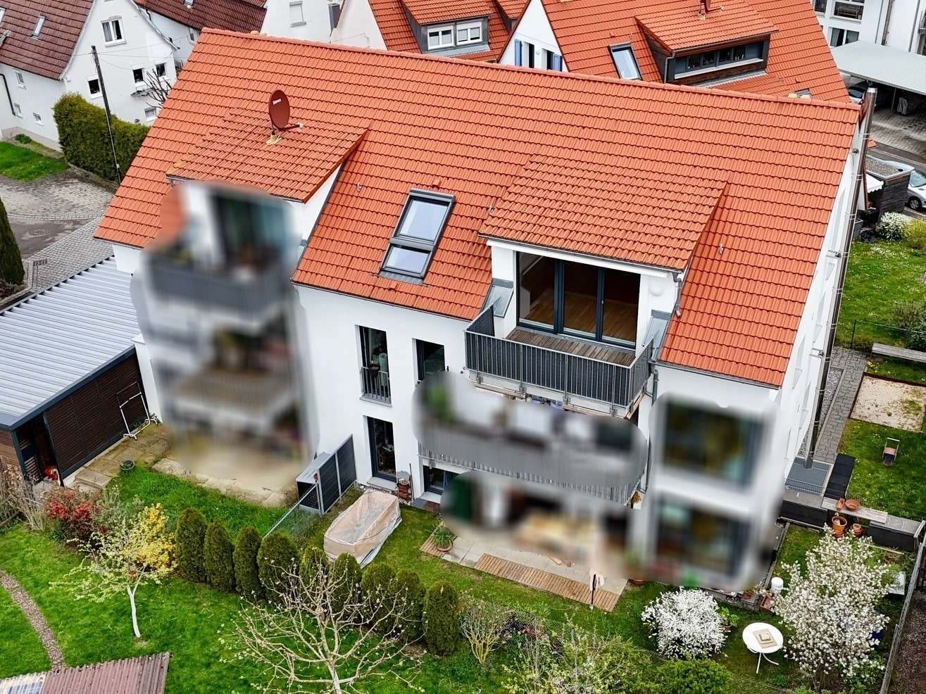 Südwestansicht - Dachgeschosswohnung in 72116 Mössingen mit 73m² kaufen