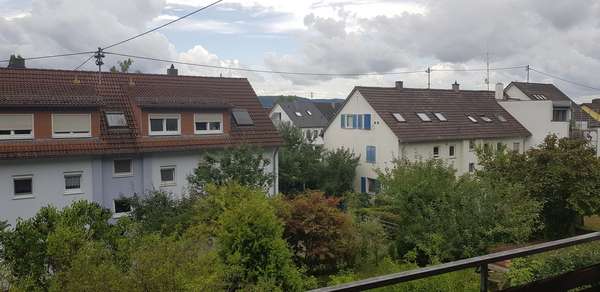 Blick vom Balkon - Doppelhaushälfte in 72070 Tübingen mit 123m² kaufen