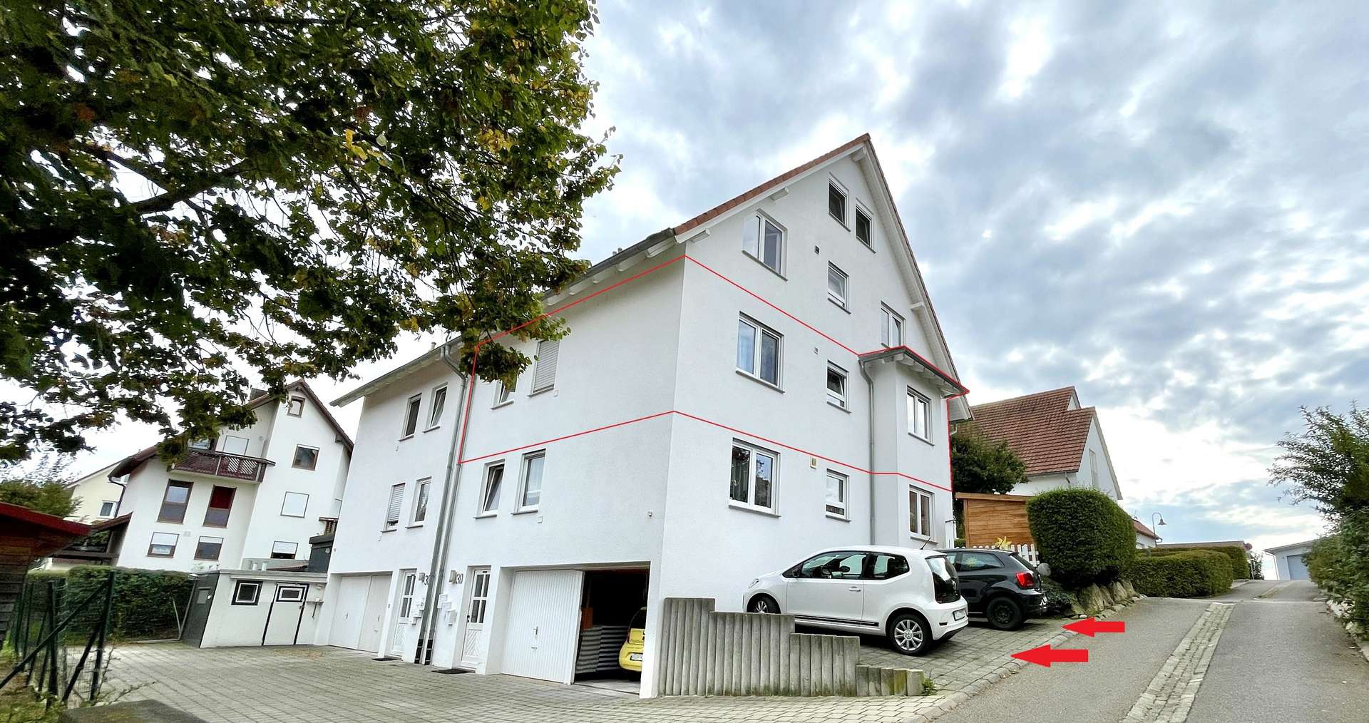 Nord Ansicht - Etagenwohnung in 72108 Rottenburg mit 72m² kaufen
