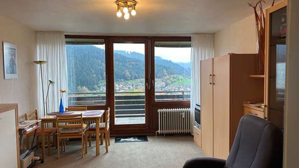 Wohnzimmer - Etagenwohnung in 72270 Baiersbronn mit 29m² kaufen