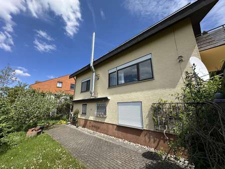 Hausansicht Gartenseite - Einfamilienhaus in 72280 Dornstetten mit 144m² kaufen