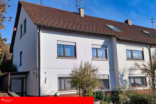 Frontansicht Frontansicht - Doppelhaushälfte in 78606 Seitingen-Oberflacht mit 164m² kaufen