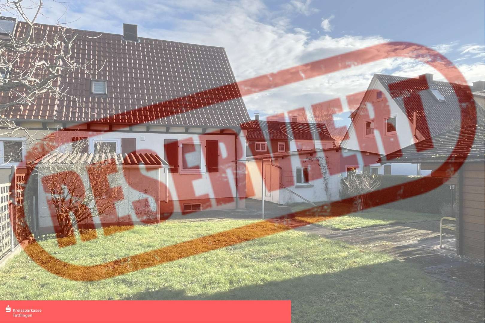 Rückansicht/Garten Rückansicht/Garten - Doppelhaushälfte in 78647 Trossingen mit 70m² kaufen