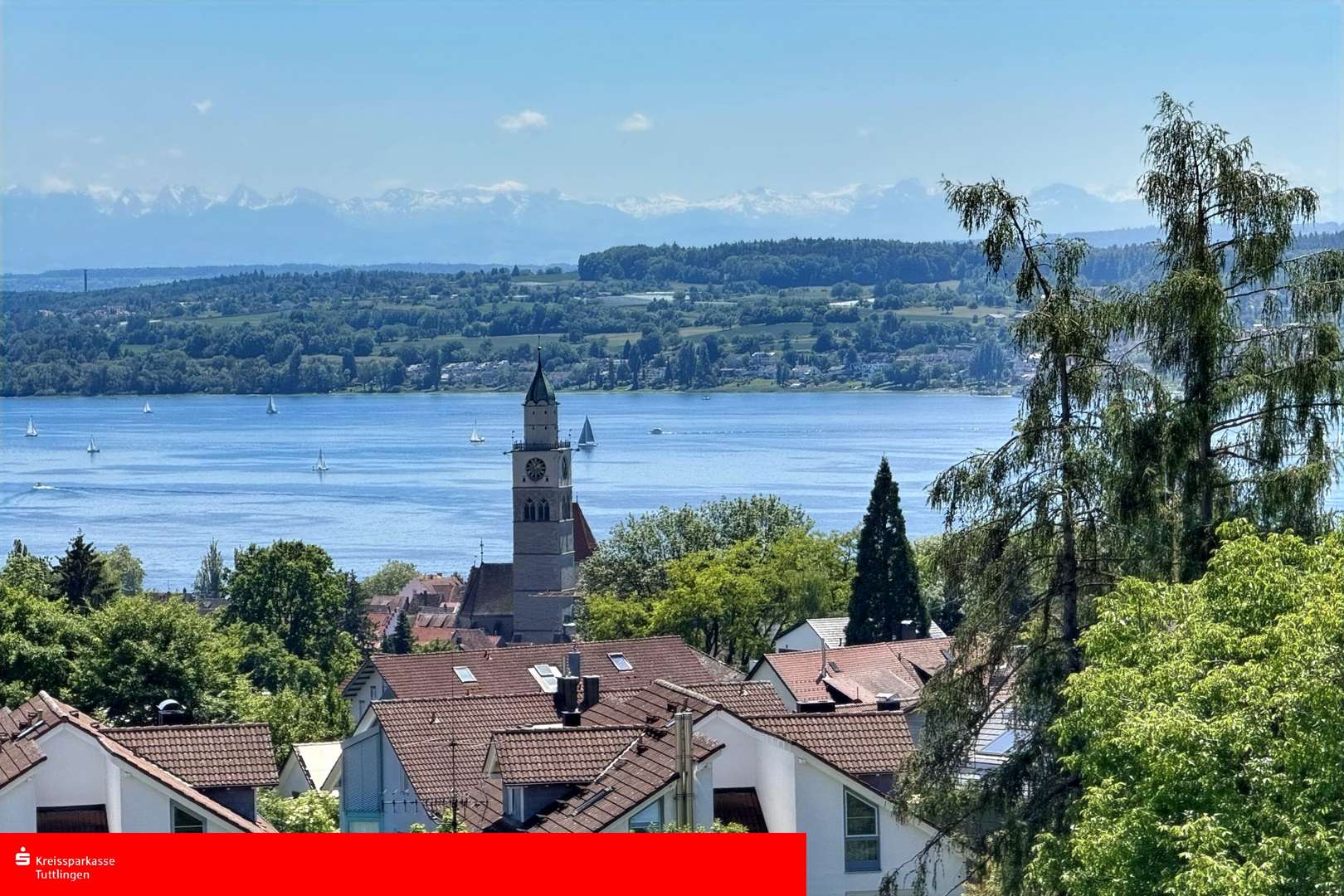 Aussicht auf die Berge - Penthouse-Wohnung in 88662 Überlingen mit 123m² kaufen