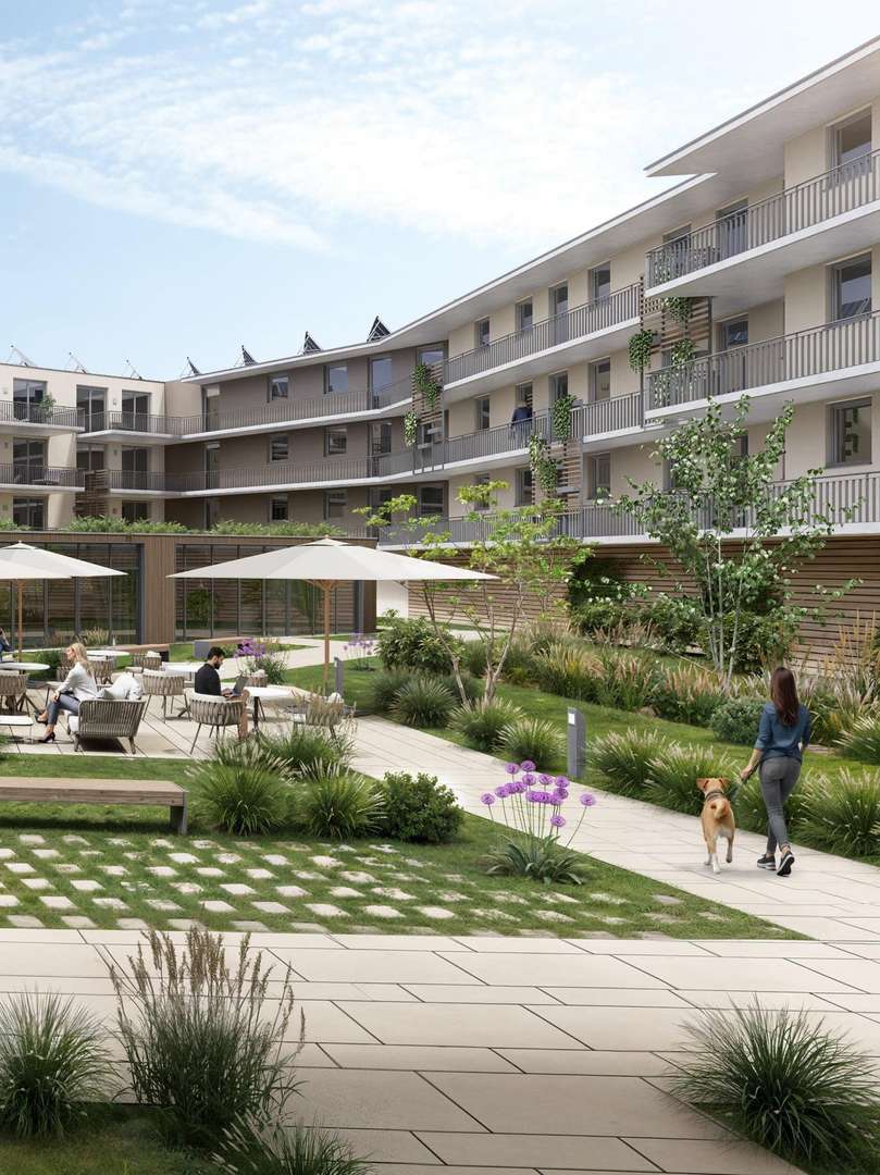Die geplante Wohnanlage Die geplante Wohnanlage - Etagenwohnung in 88348 Bad Saulgau mit 67m² kaufen
