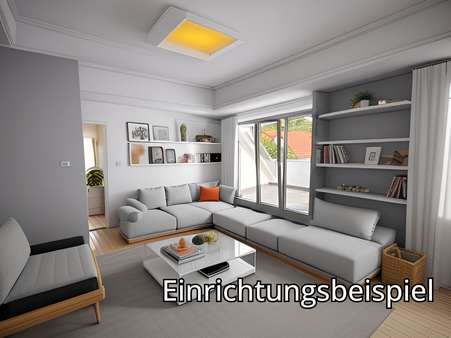 Wohnzimmer  - Dachgeschosswohnung in 72461 Albstadt mit 94m² kaufen