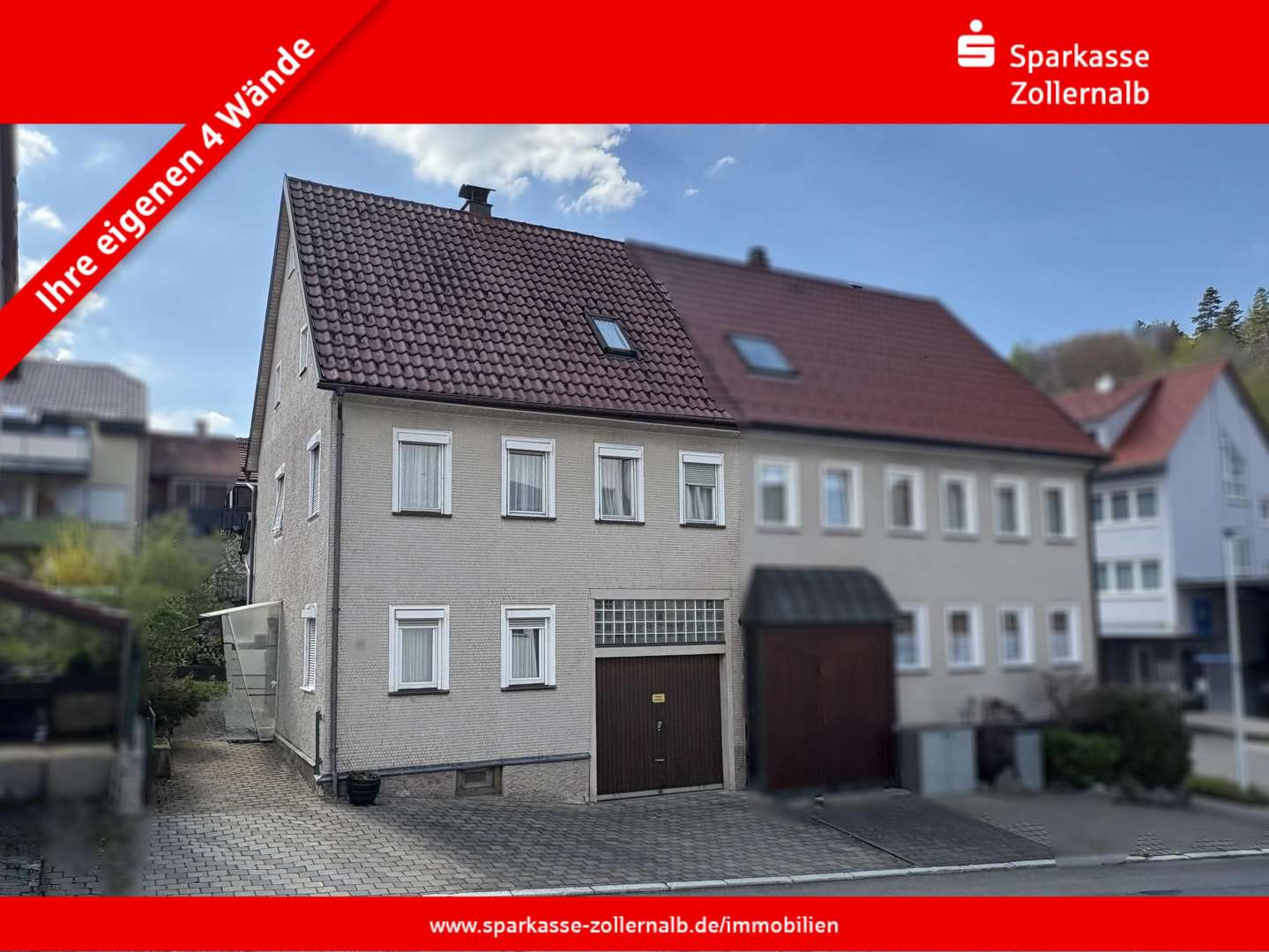 Außenansicht - Doppelhaushälfte in 72461 Albstadt mit 103m² kaufen