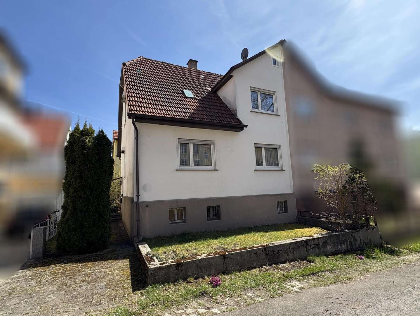 Außenansicht Außenansicht - Doppelhaushälfte in 72461 Albstadt mit 70m² kaufen