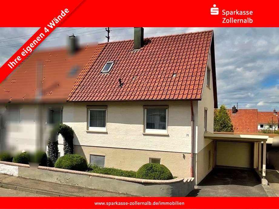 Außenansicht  - Doppelhaushälfte in 72461 Albstadt mit 75m² kaufen