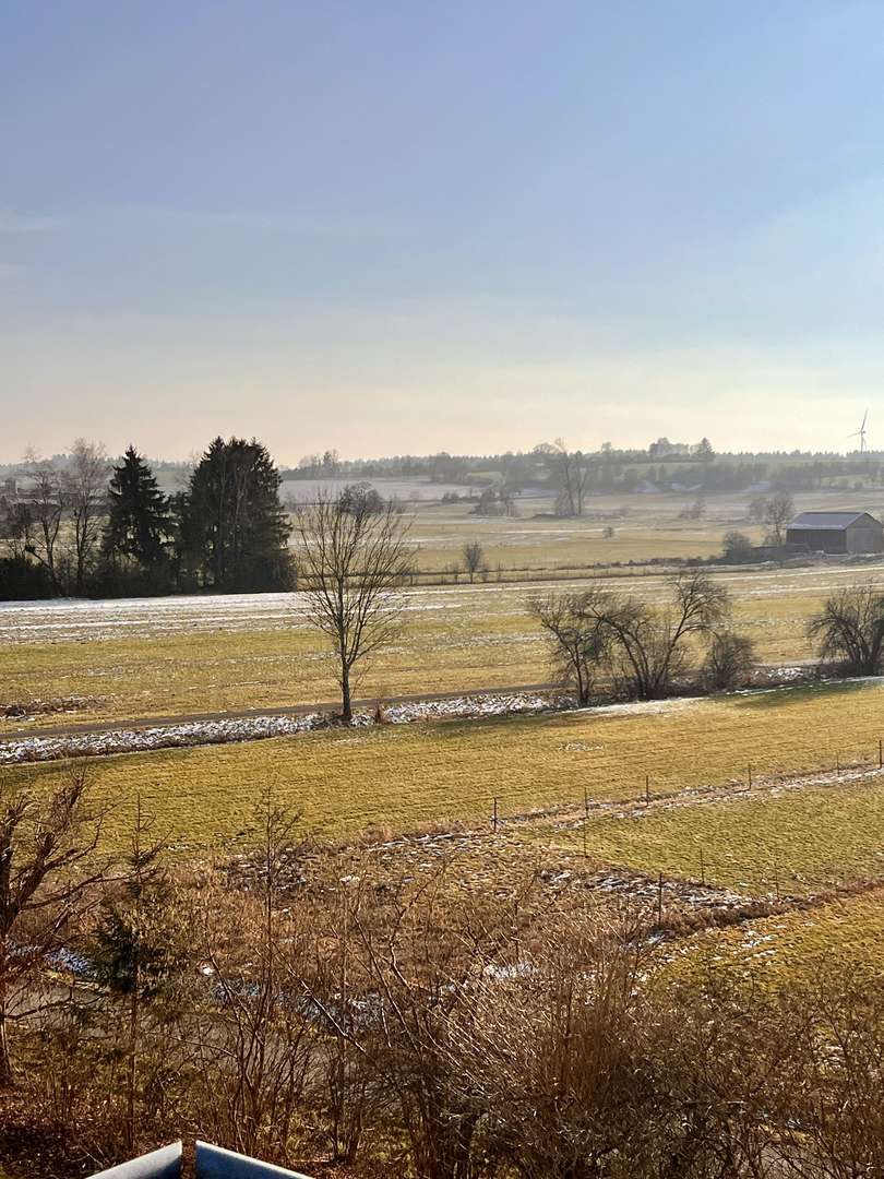 Blick vom Balkon