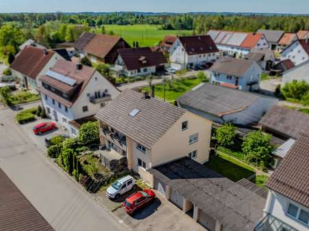 Südwestansicht Südwestansicht - Zweifamilienhaus in 87751 Heimertingen mit 212m² kaufen