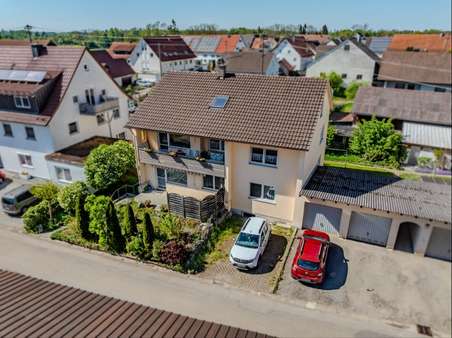 Südwestansicht Südwestansicht - Zweifamilienhaus in 87751 Heimertingen mit 212m² kaufen