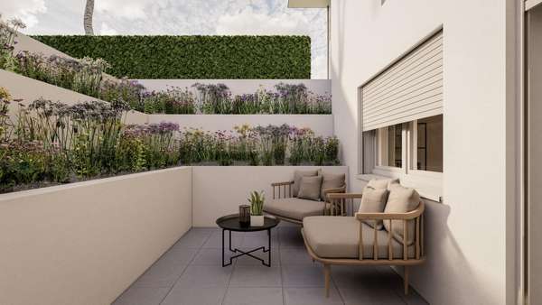 Terrasse Terrasse - Souterrain-Wohnung in 88400 Biberach mit 84m² kaufen