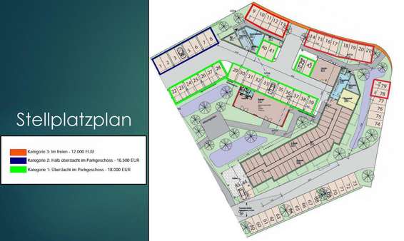 Stellplatzplan Stellplatzplan - Etagenwohnung in 88348 Bad Saulgau mit 67m² kaufen