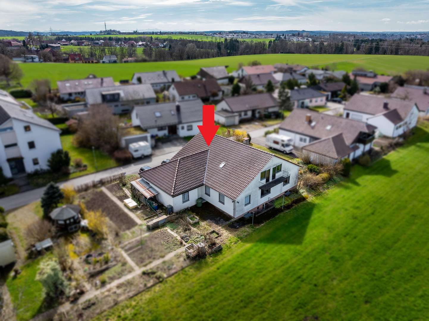 Drohnenaufnahme - Einfamilienhaus in 88400 Biberach mit 180m² kaufen